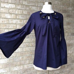 MICHAEL Michael Kors Bell Sleeve Top Blouse Shirt Size S 🌸